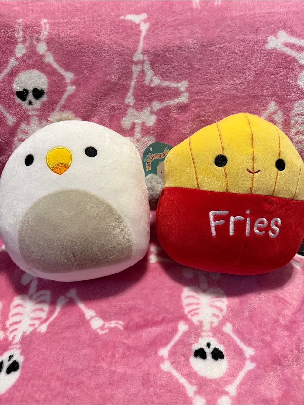 Fries and Seagull set squishmallow